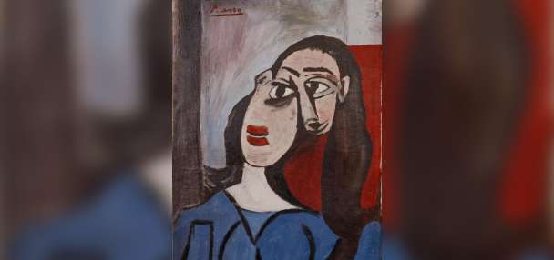 A junk dealer found a painting in a basement. Experts say it's an original Picasso