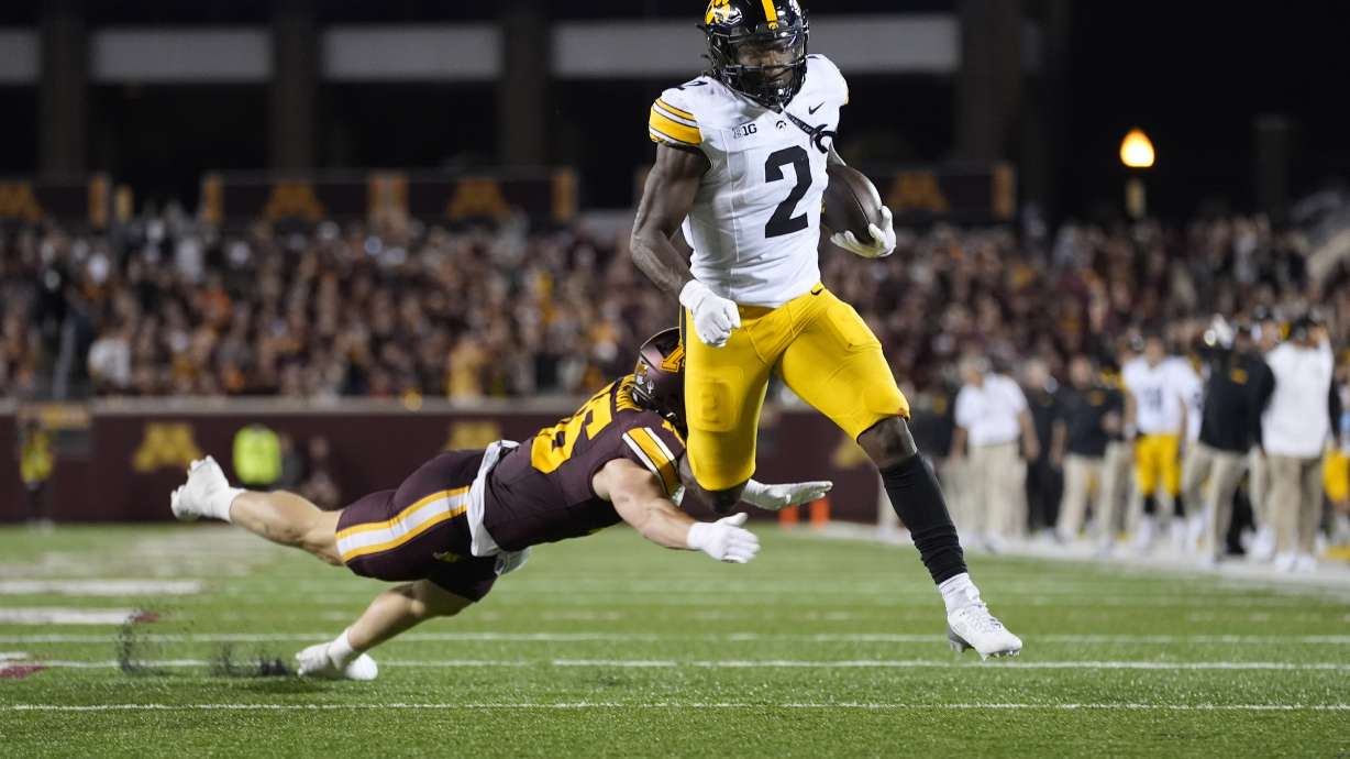 No. 3 Ohio State faces toughest test yet against RB Kaleb Johnson and 3-1 Iowa | KSL.com