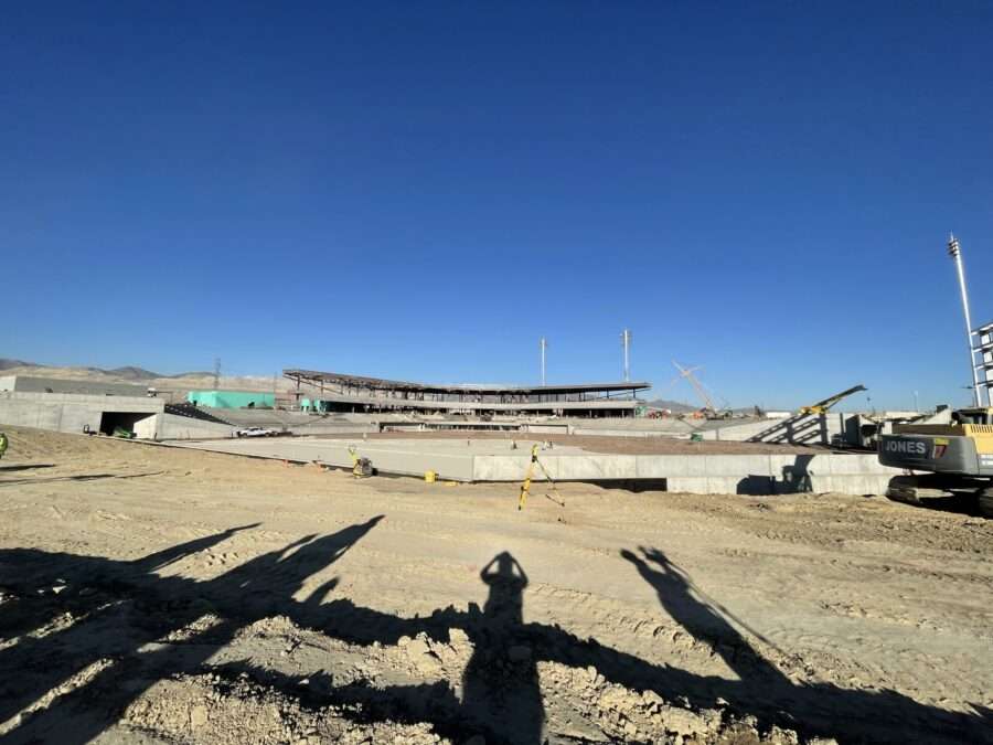 With opening day set for April 8, 2025, crews are rushing to finish the new home of the Salt Lake Bees in the Daybreak community of South Jordan.