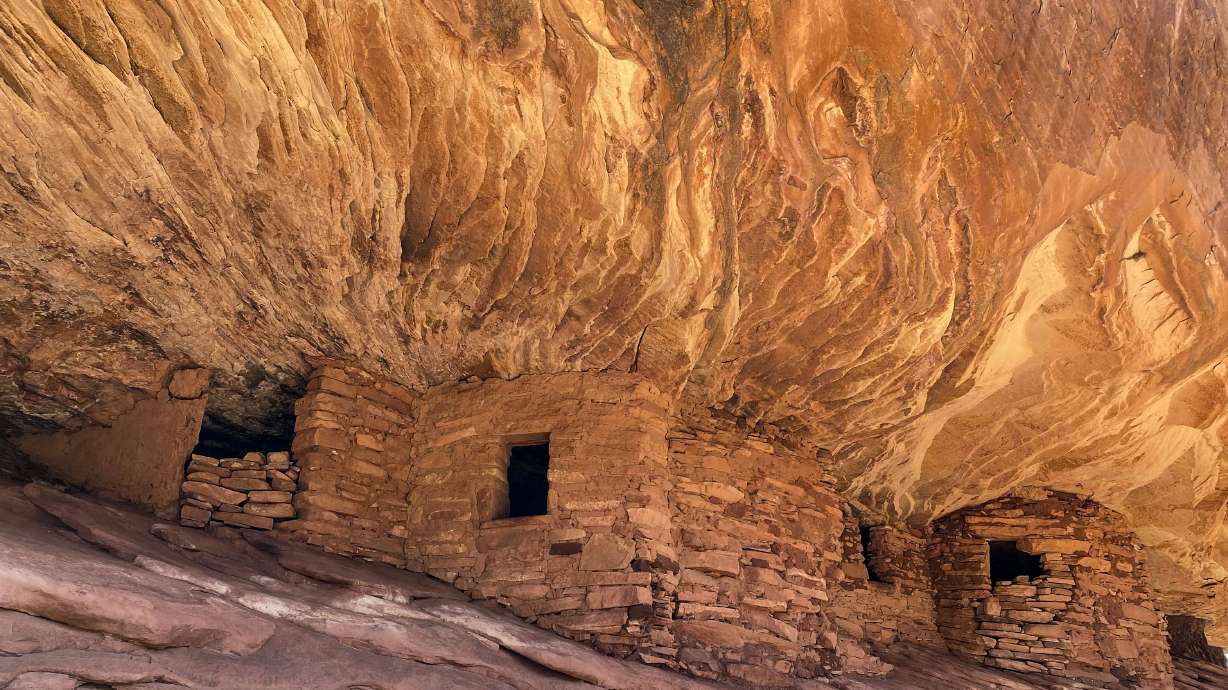 The House on Fire ruins in the Shash Jaa Unit of Bears Ears National Monument in San Juan County on April 9, 2021. A final environmental impact statement and proposed plan were released outlining the management and protection of the monument.
