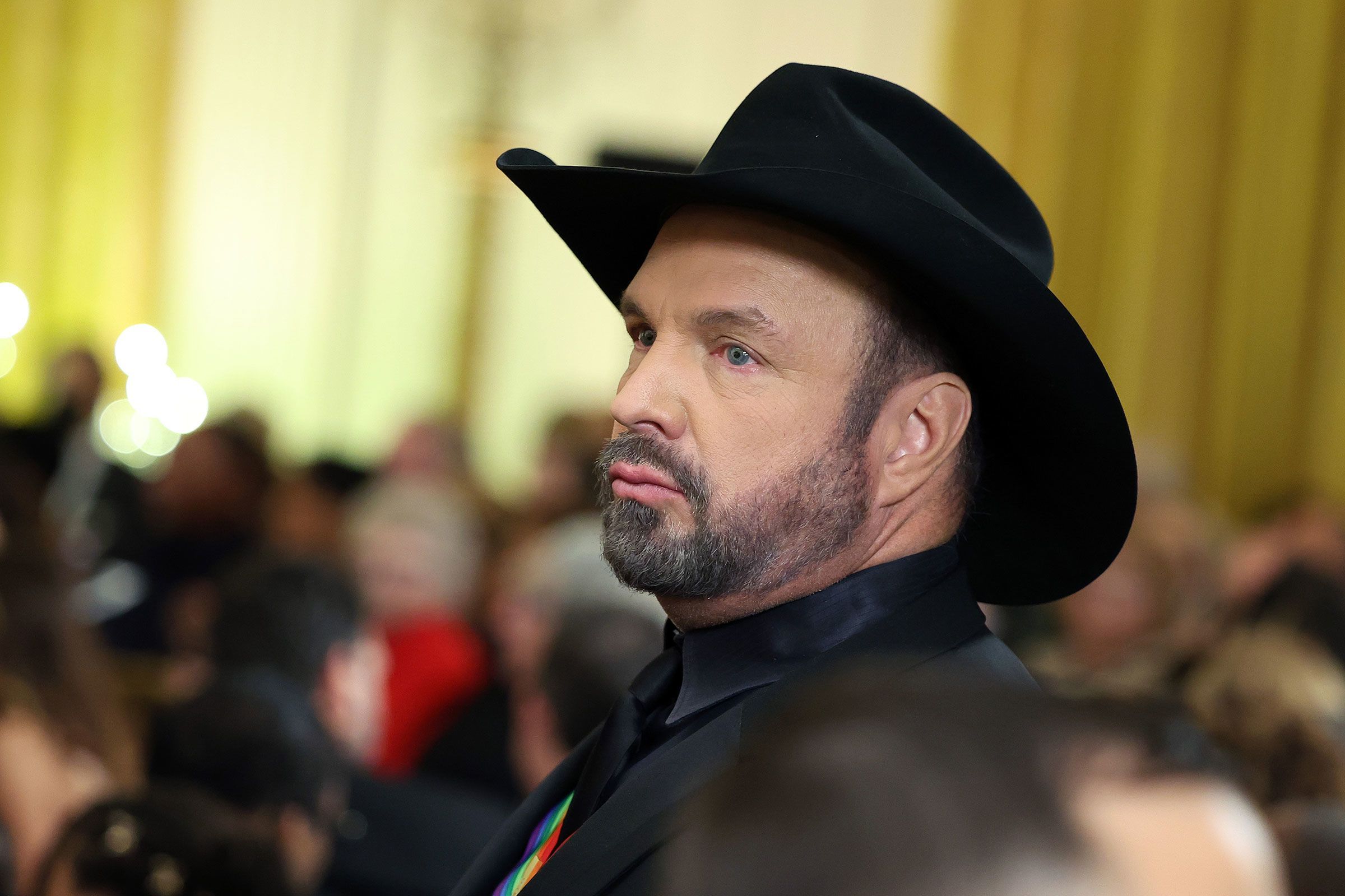 Garth Brooks attends a reception for the 2022 Kennedy Center honorees in Washington. Brooks is being accused in a lawsuit of sexual assault and battery in a 
lawsuit from a hair-and-makeup artist who worked for him.