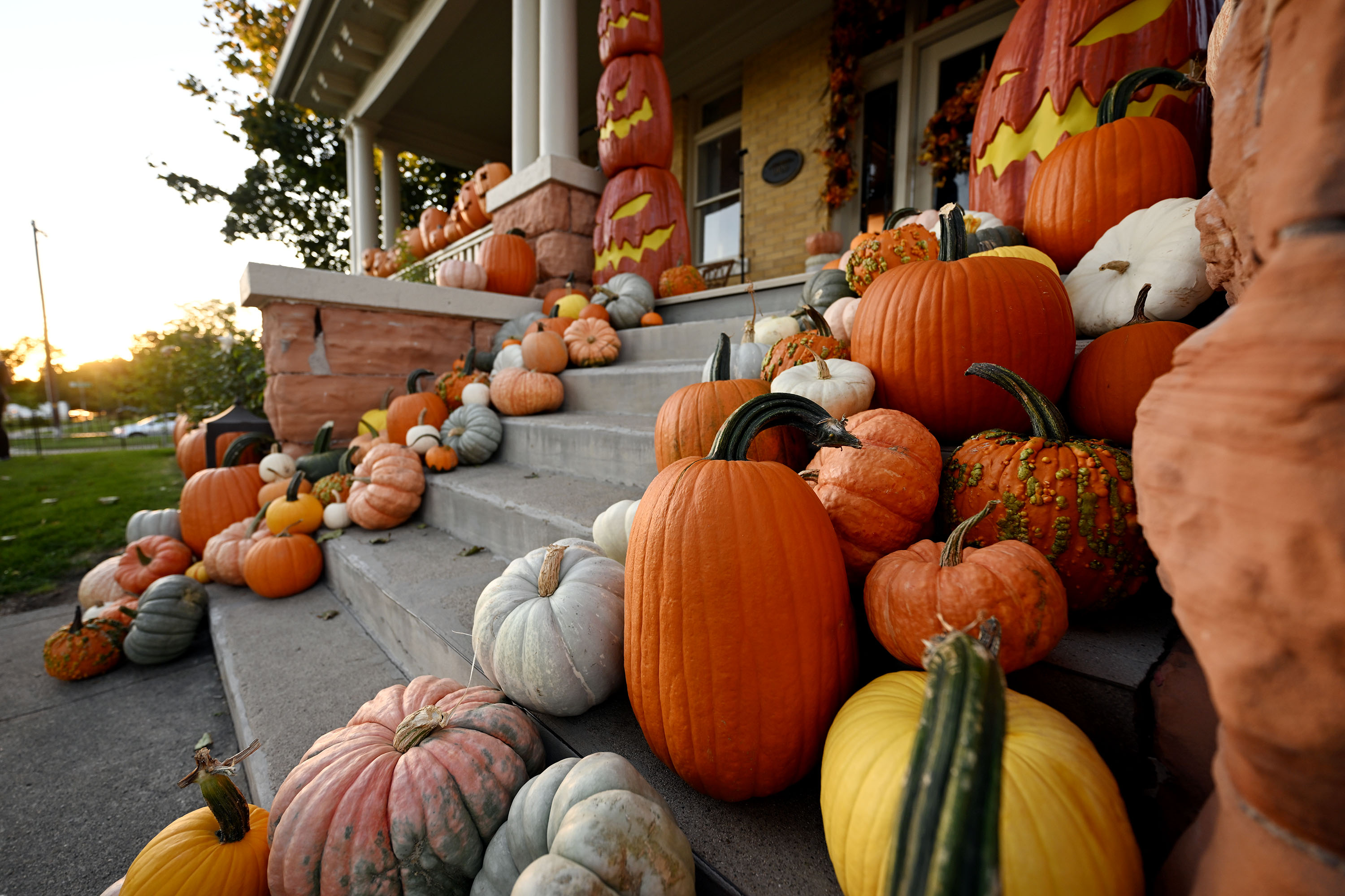 The pumpkin house in Salt Lake City on Sept. 25. Make your way to any of the locations on our map to see how Utahns have decorated for Halloween this year.