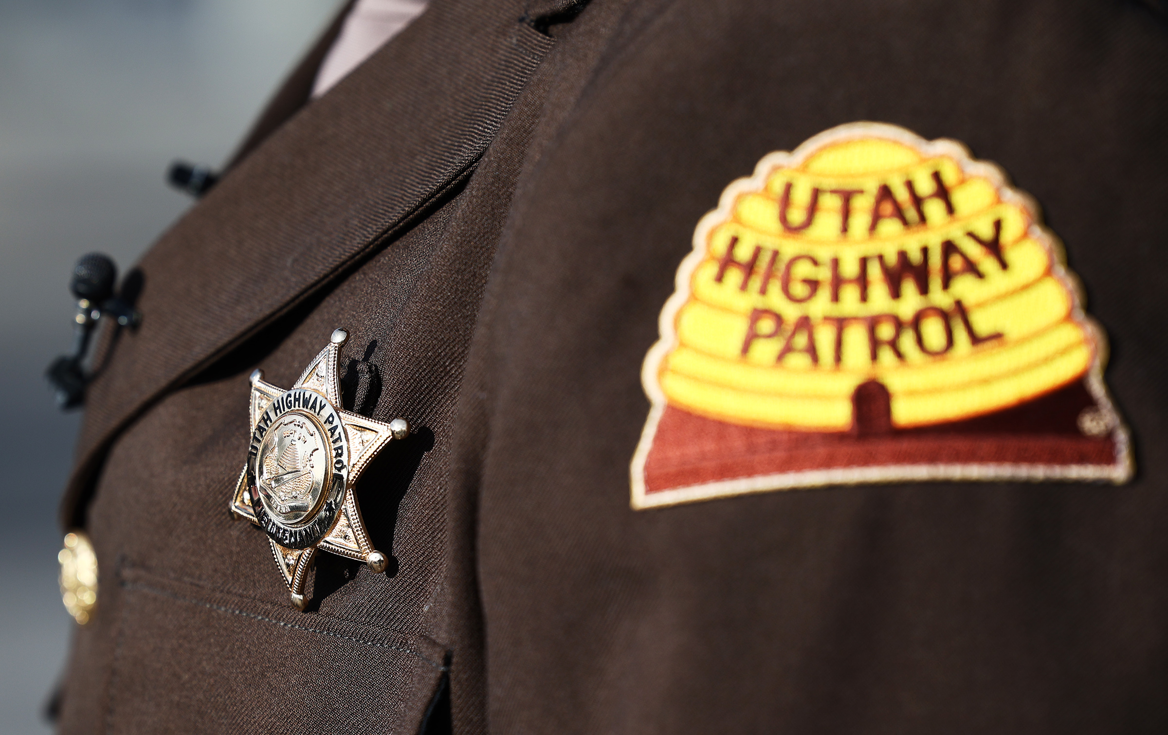 A woman died after she crashed into the barrier on I-15 in Davis County Thursday afternoon, police said. 