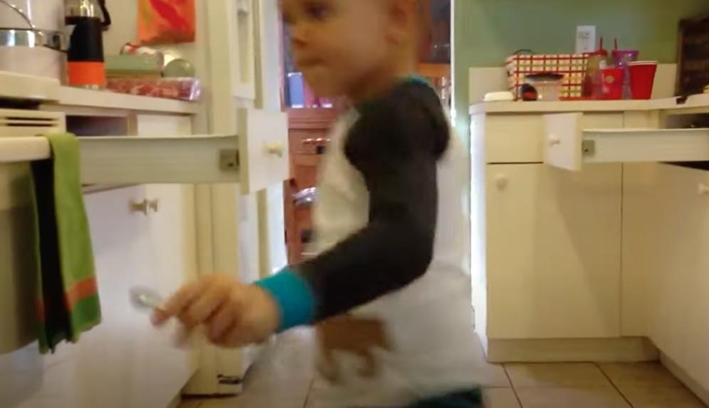 Have You Seen This? The old kid-in-the-cabinets trick