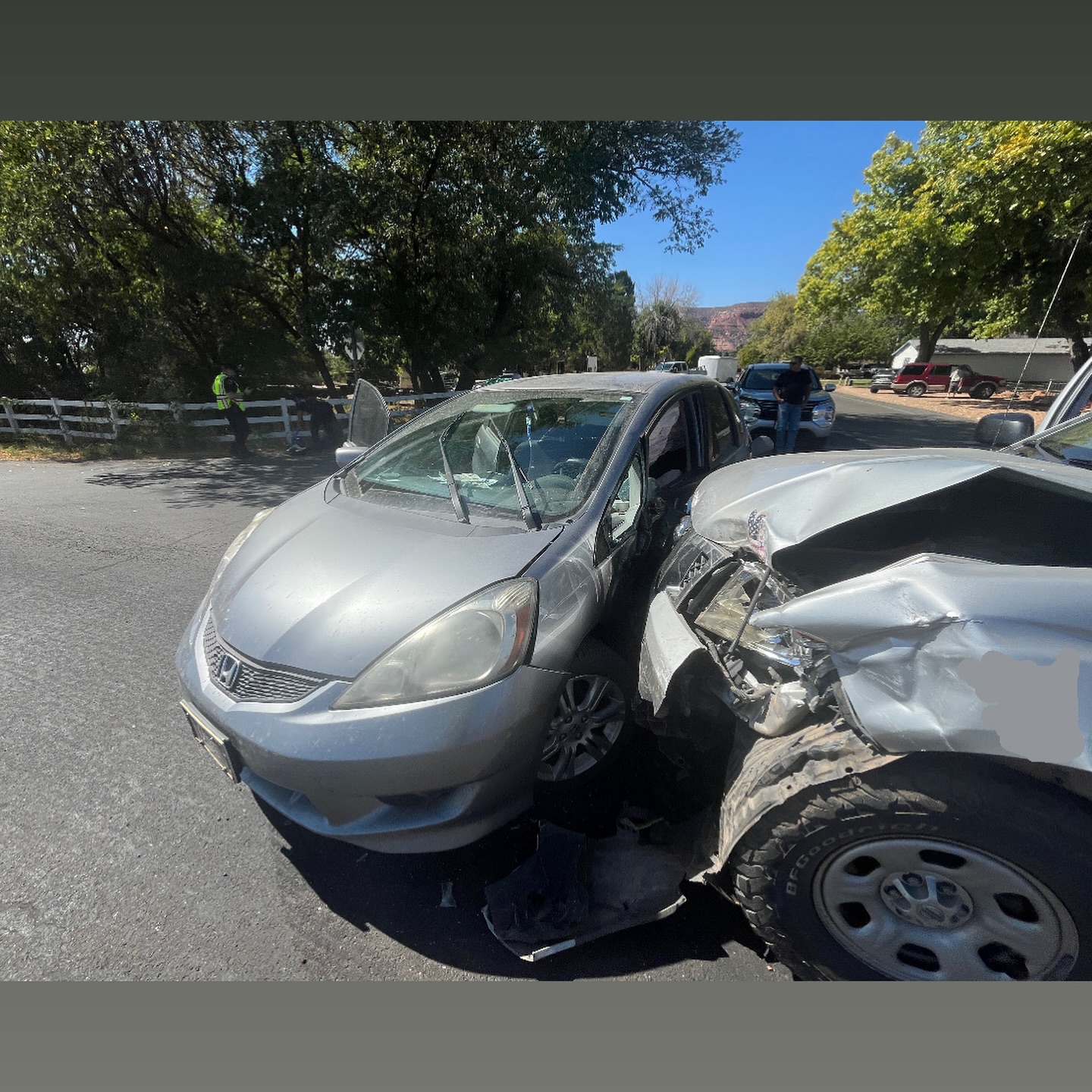 Four people were taken to the hospital following a car accident in Kanab on Friday afternoon. 