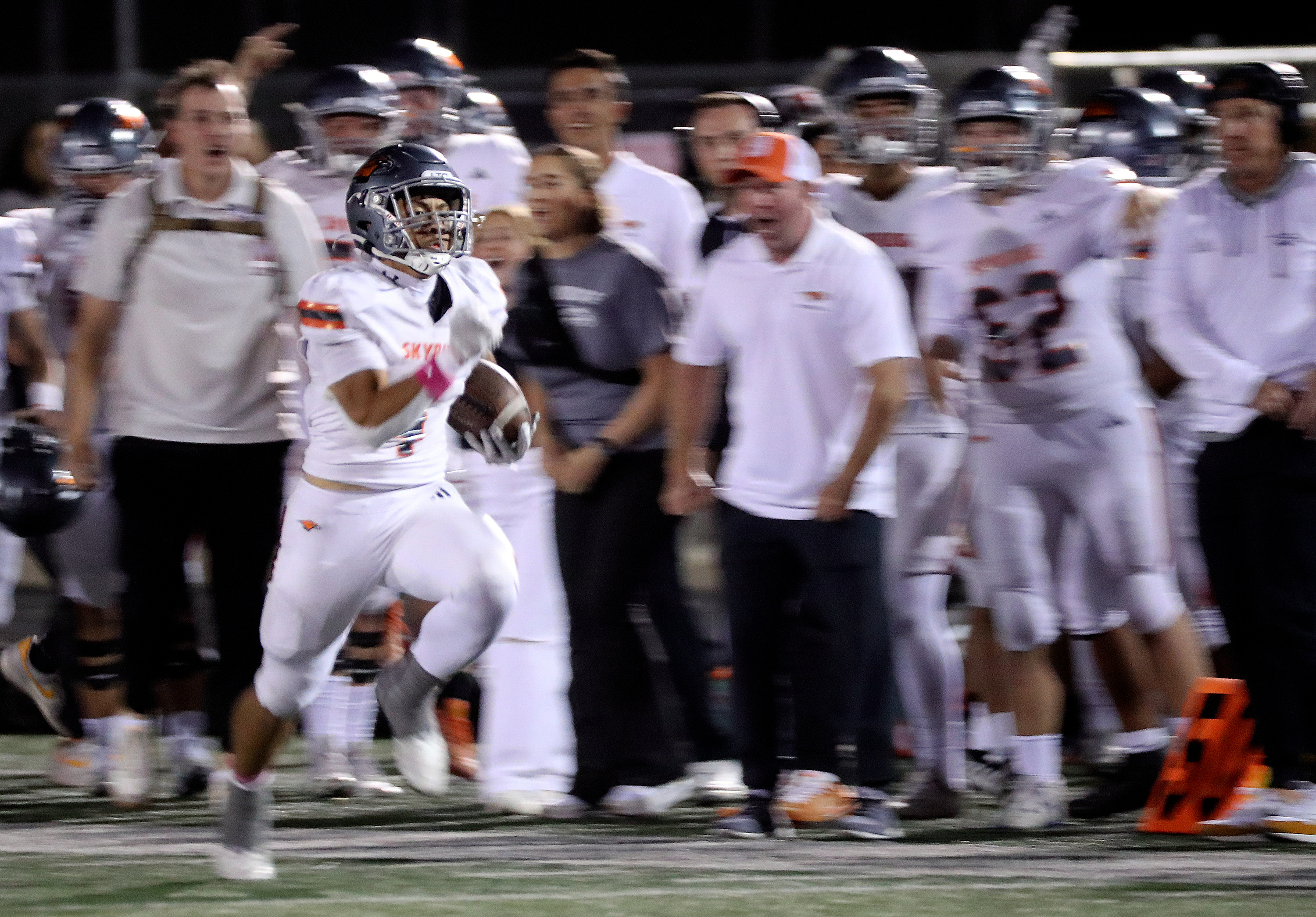 Skyridge claims early lead, overcomes field-goal woes for 21-16 win at Lone Peak