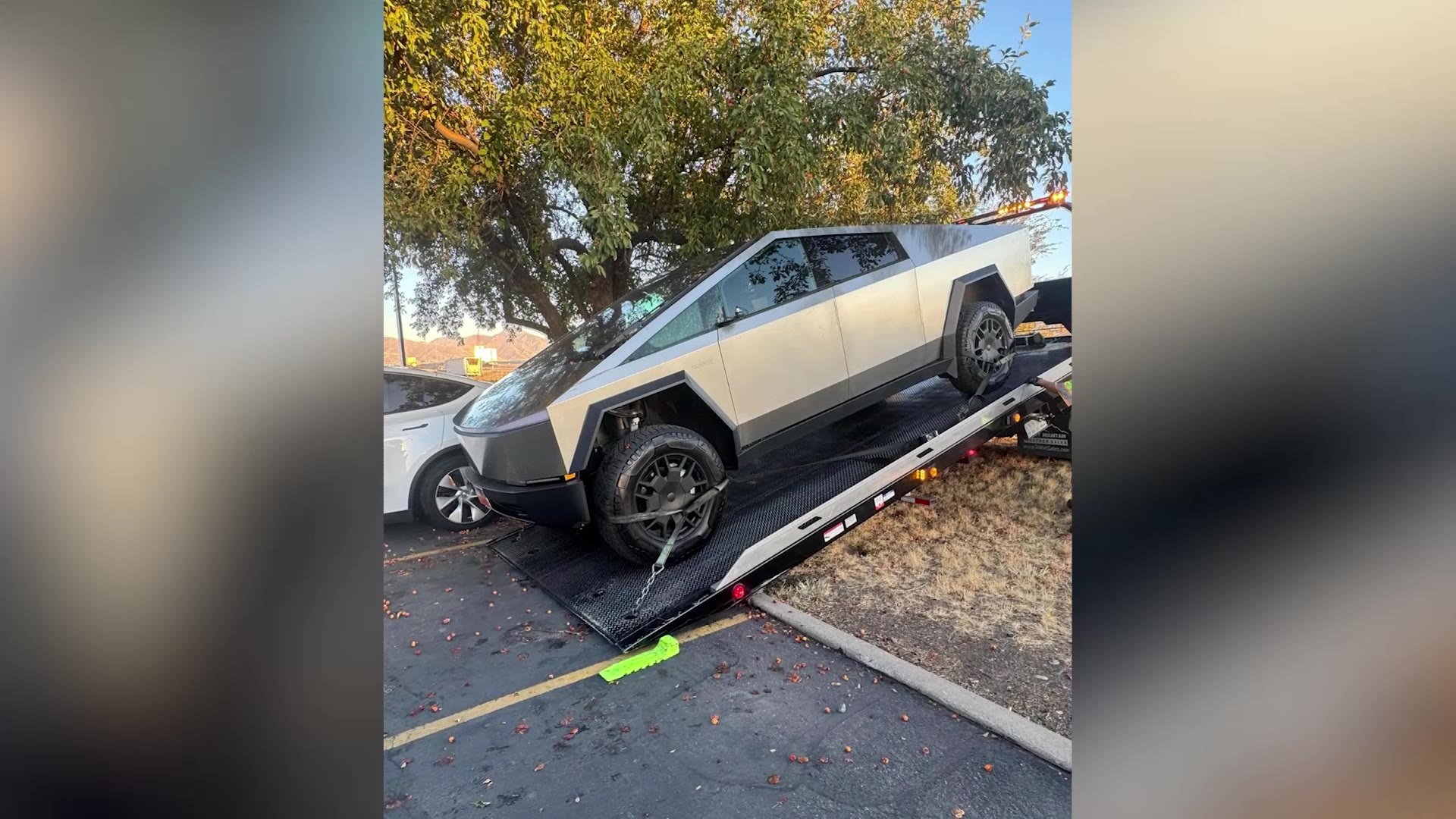 Unified police impounded a Tesla Cybertruck on Sunday. But police can’t say if it is the same vehicle that was involved in a hit-and-run on Saturday morning.