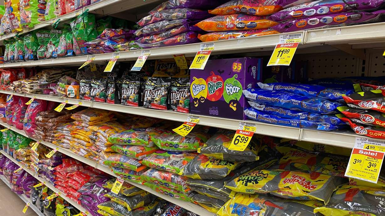 U.S. confectionery companies are stocking store shelves with fewer Halloween chocolates and doubling down instead on cheaper gummies and licorice.