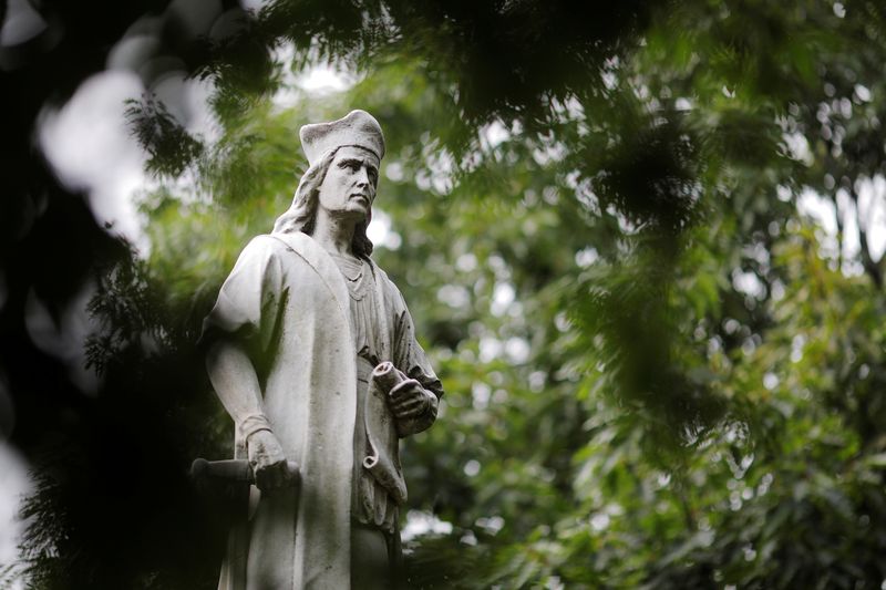 A statue of Christopher Columbus in Chelsea, Mass. Spanish scientists said they will reveal details of a DNA analysis of Columbus, tackling a centuries-old mystery.