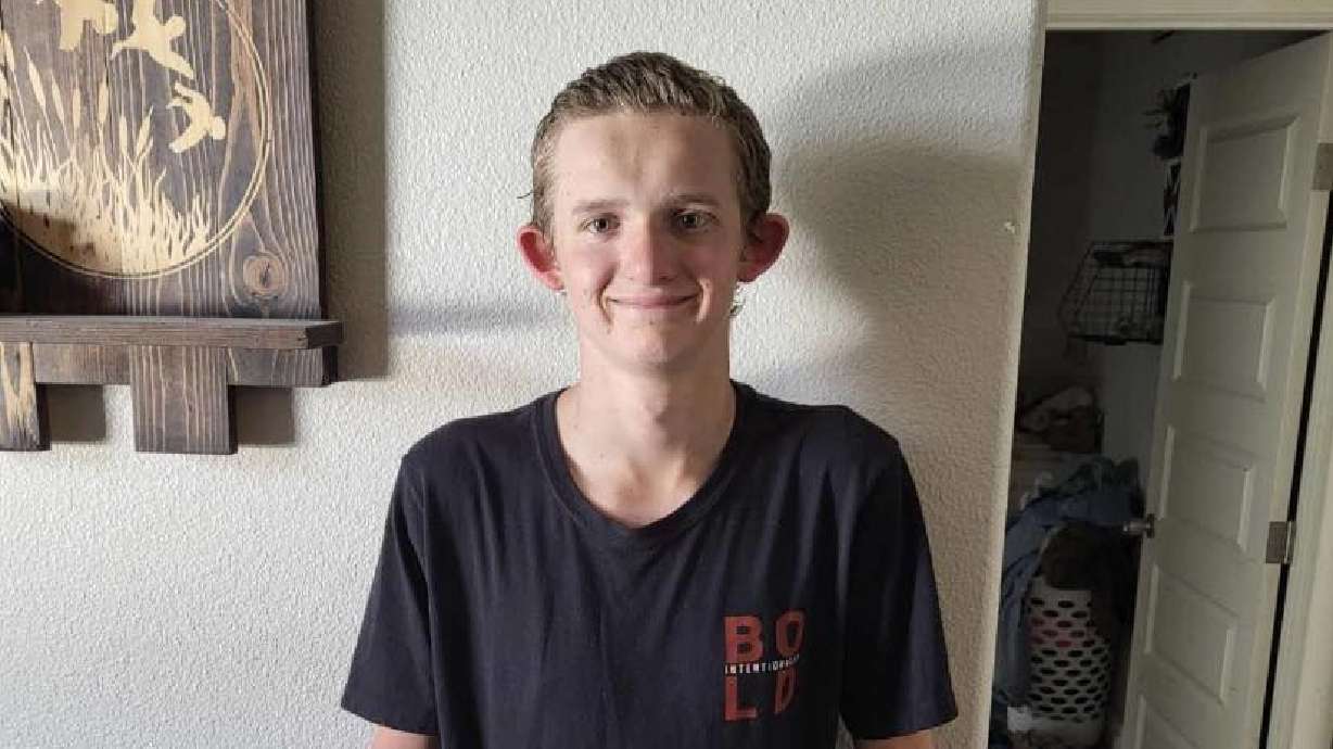A photo of Haegan Sagers posted by the Duchesne County Sheriff's Office when he went missing in July. A judge on Thursday denied bail for the 16-year-old who is charged with murder in the shooting death of his 14-year-old stepbrother last month.