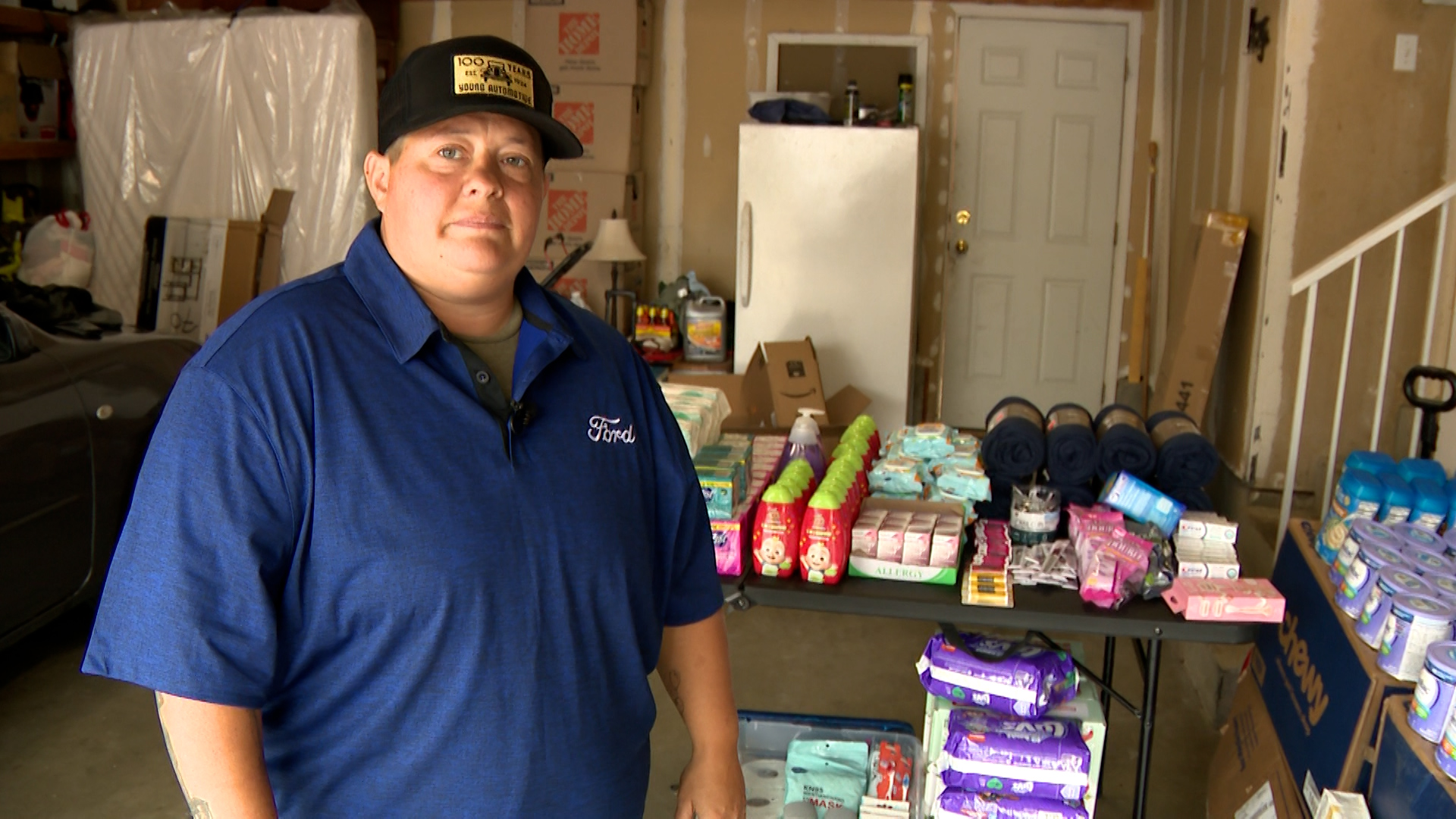 Jaclyn Price hopes to fill a huge cargo van with supplies before she goes out east to those affected by the recent hurricanes.