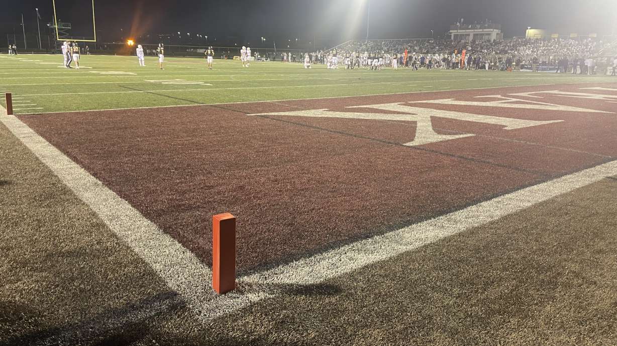 Lone Peak hosts Lehi in a Region 3 football game.