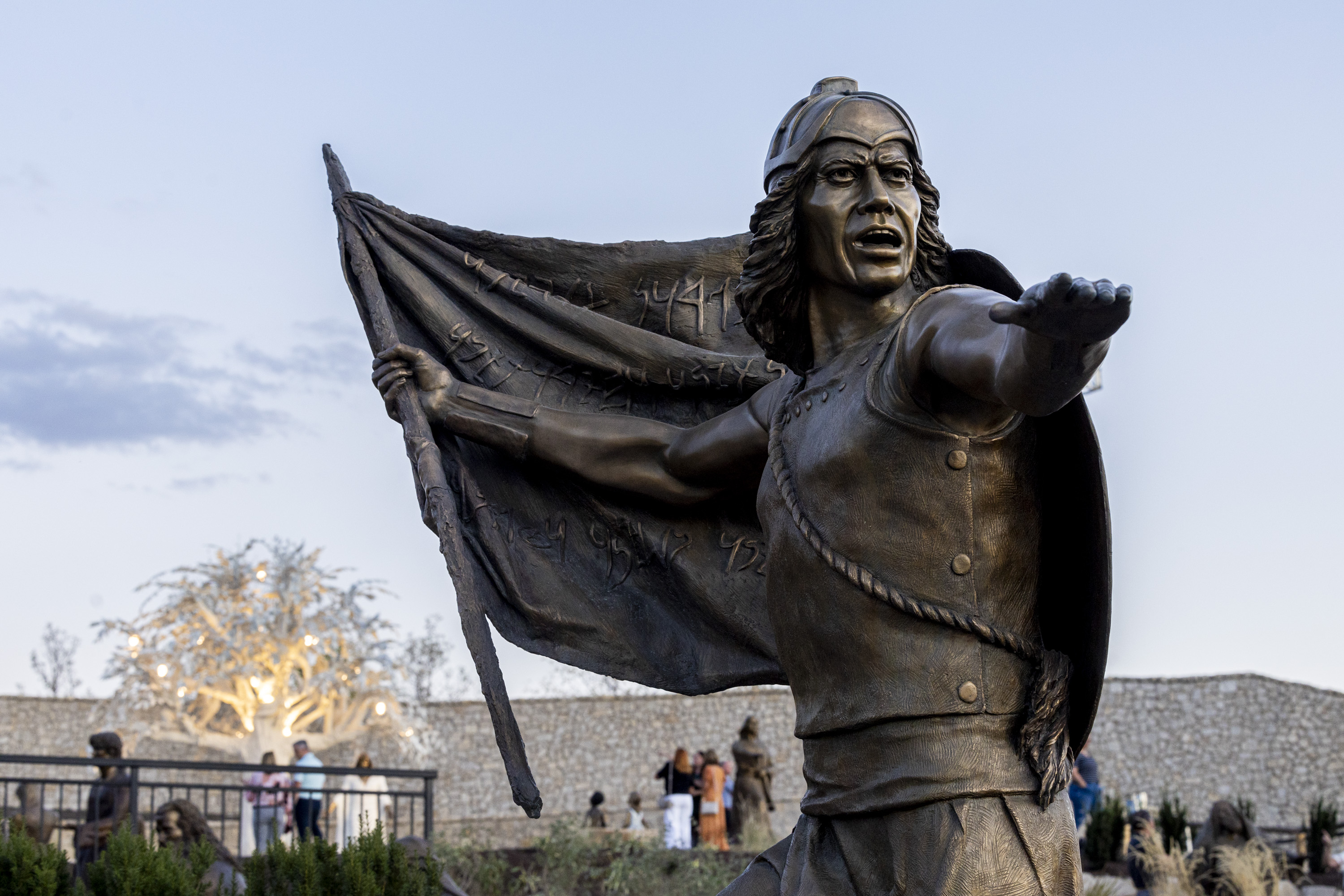 Visitors at new Tree of Life garden are part of the exhibit, sculptor says