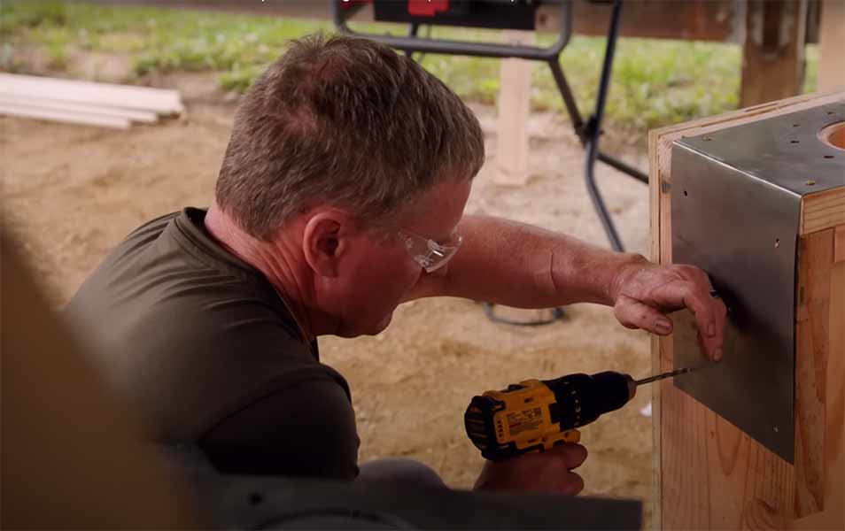 Brad Groesbeck is busy at work on the competitive reality show ‘Forged in Fire,' in an undated image.