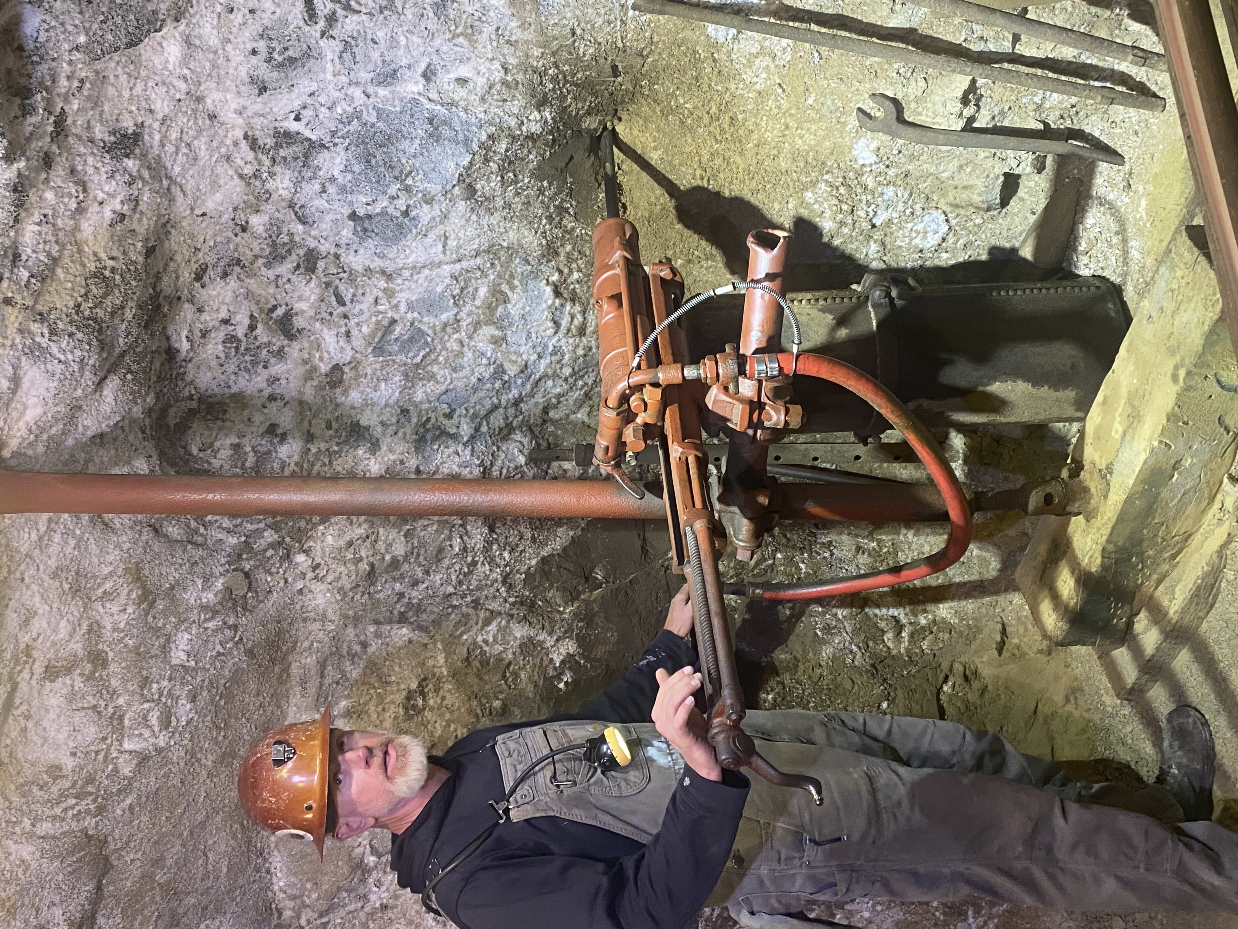 Patrick Weier, who died on Thursday in an accident gives a tour of the Mollie Kathleen Gold Mine in Cripple Creek, Colo..