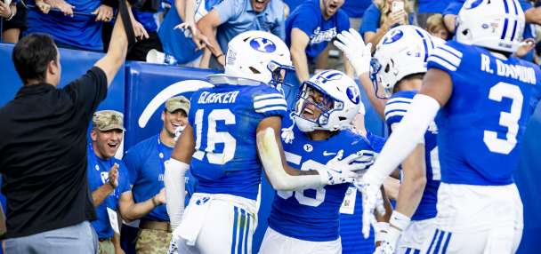 5-star 2026 tight end Brock Harris was back in Provo for BYU's win over Arizona