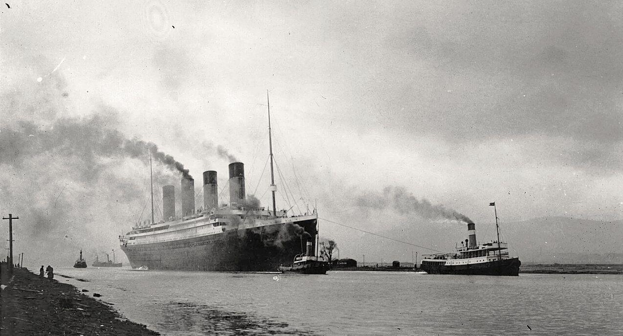 The Titanic is seen during her sea trials off the coast of Northern Ireland in this undated photo. The ship is known to have carried only one member of The Church of Jesus Christ of Latter-day Saints.