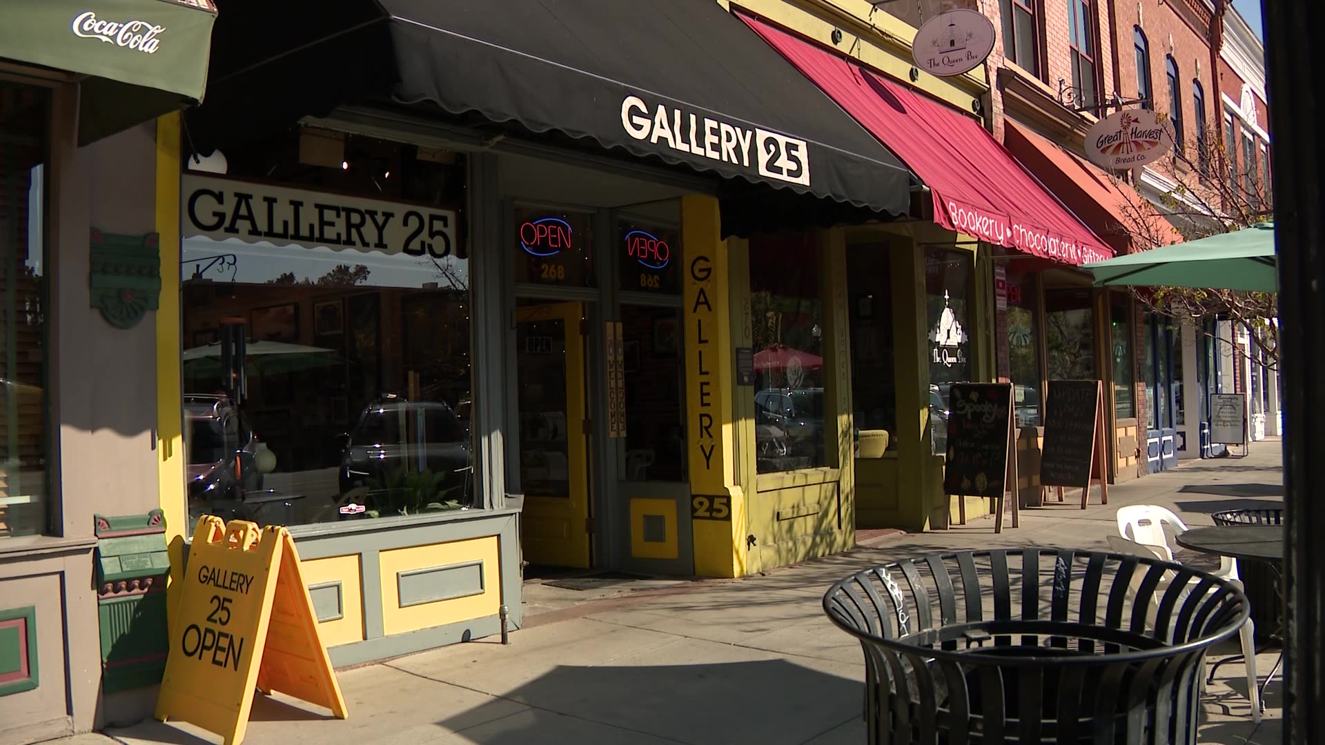 The outside of Gallery 25 is located on 25th Street. In Weber County, Ogden’s historic 25th Street has grown in popularity as a gateway for outdoor recreation, but several small business owners are experiencing challenges that could drive them out.