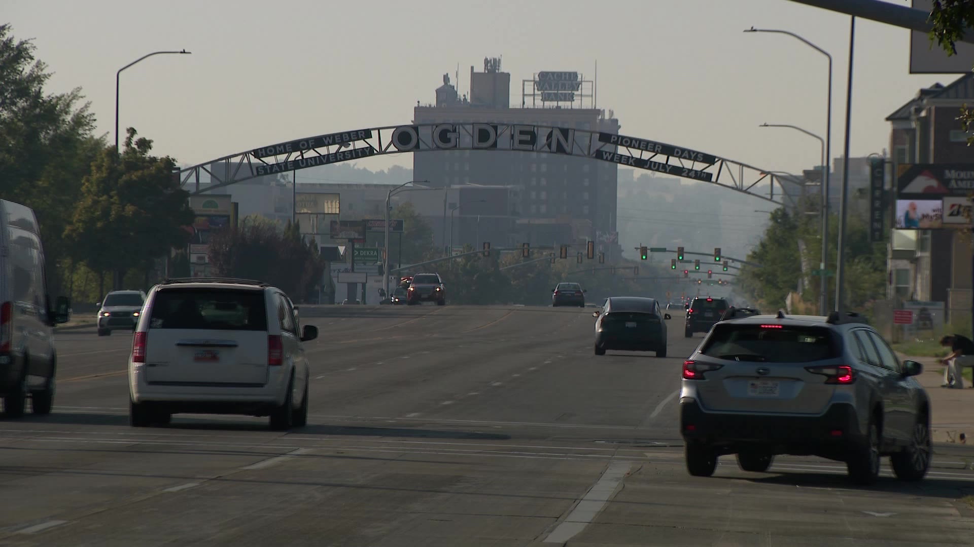 A sign welcomes people to the city of Ogden on 25th Street. In Weber County, Ogden’s historic 25th Street has grown in popularity as a gateway for outdoor recreation, but several small business owners are experiencing challenges that could drive them out.