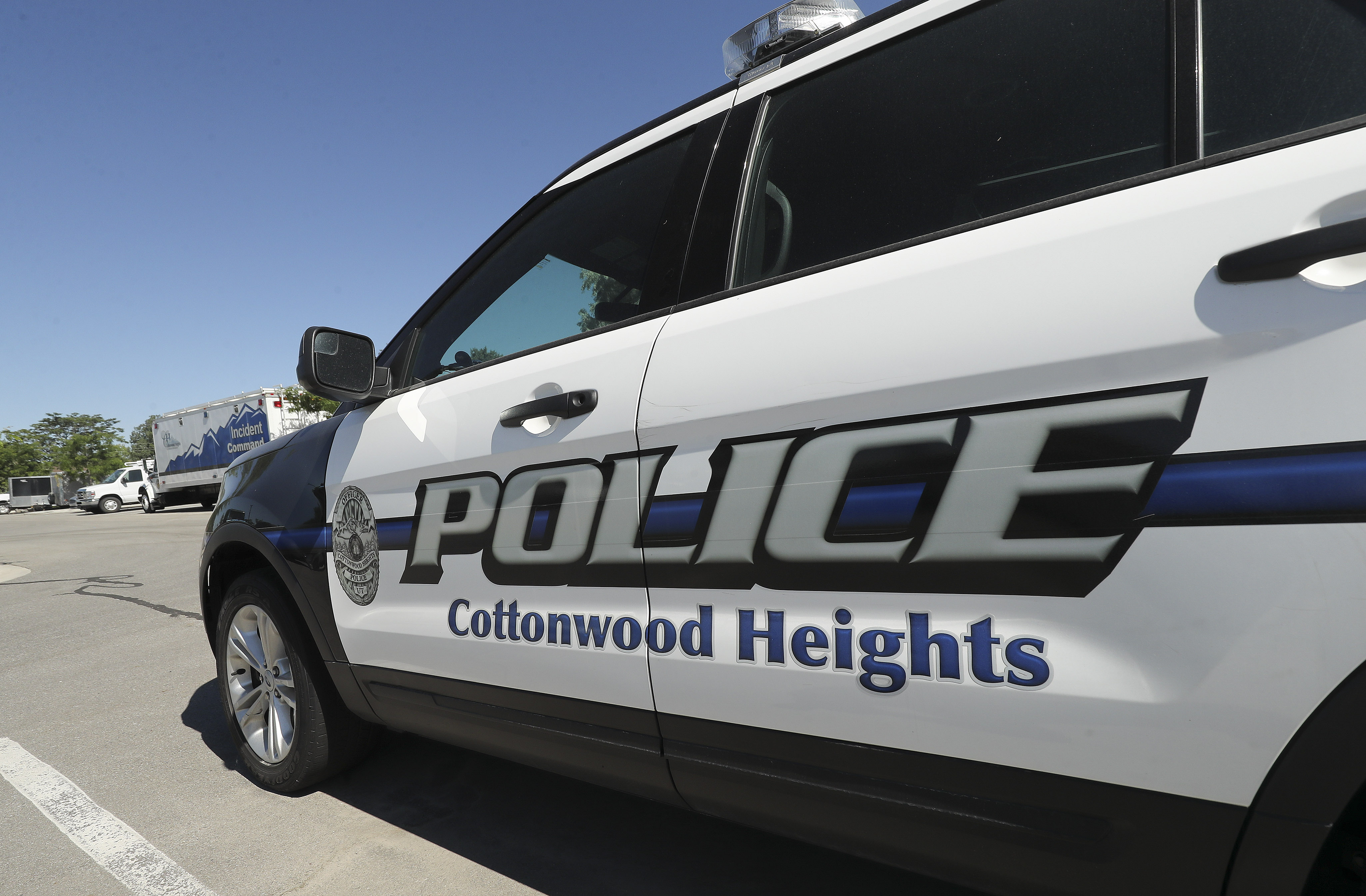 A bicyclist was taken to the hospital Monday afternoon after he was hit by a minivan in Cottonwood Heights.