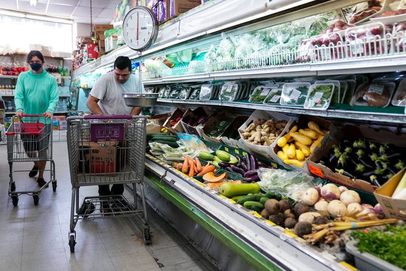 Americans said they expected higher inflation over the long run last month, as their expectations of credit turbulence rose to the highest level since April 2020, a Tuesday federal report says. 