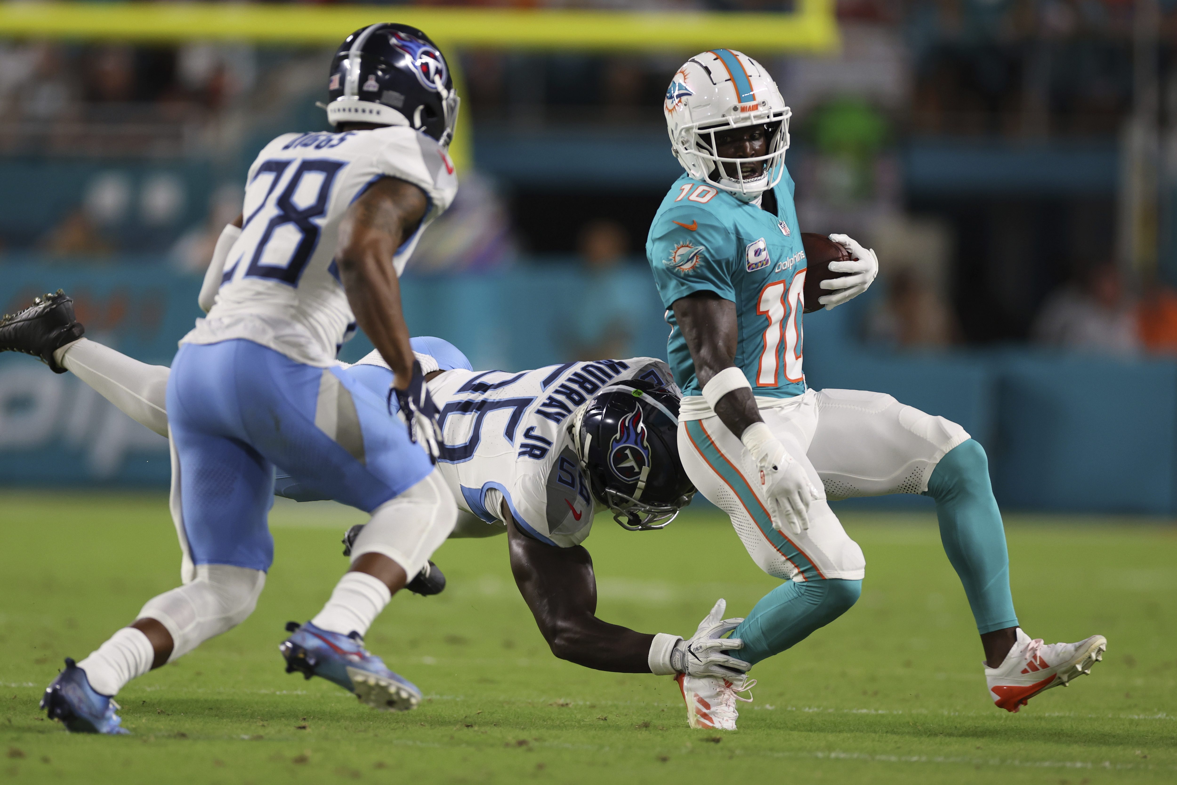 Dolphins' Tyreek Hill expresses confidence in a turnaround despite lack of production this season