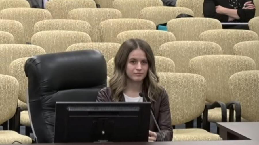 Ruby Franke's oldest daughter speaks to Utah lawmakers on behalf of children in family vlogs