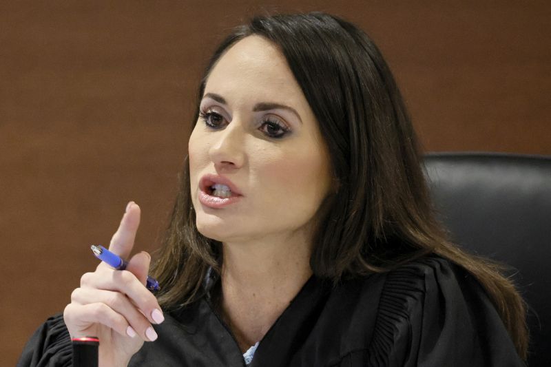 Judge Elizabeth Scherer speaks during the trial of Marjory Stoneman Douglas High School shooter Nikolas Cruz at the Broward County Courthouse in Fort Lauderdale, Fla., May 23, 2022.