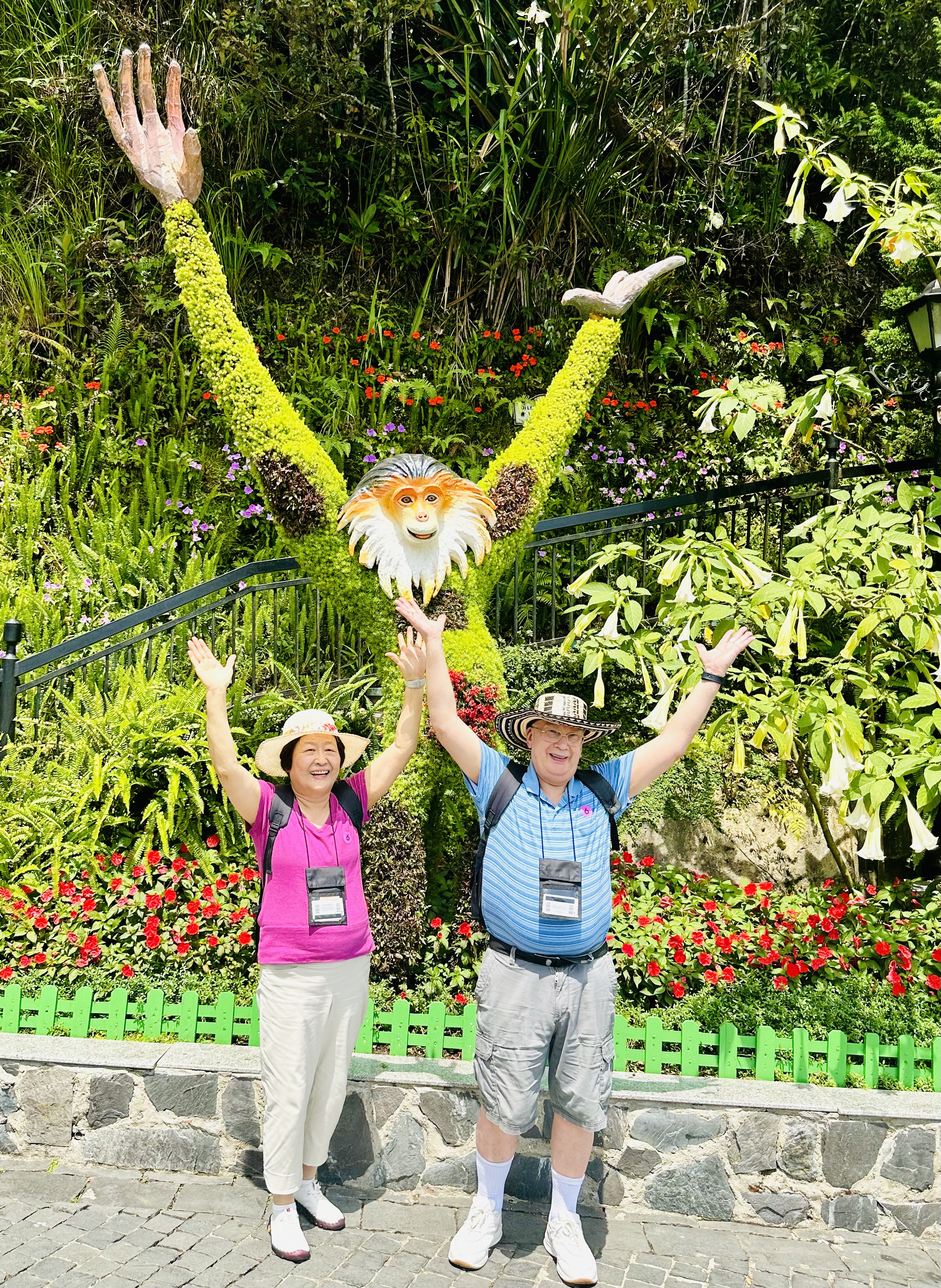 Bill Beeston is now able to continue to do the things he loves, like traveling the world with his wife, Ruby Beeston, seen in this undated photo.