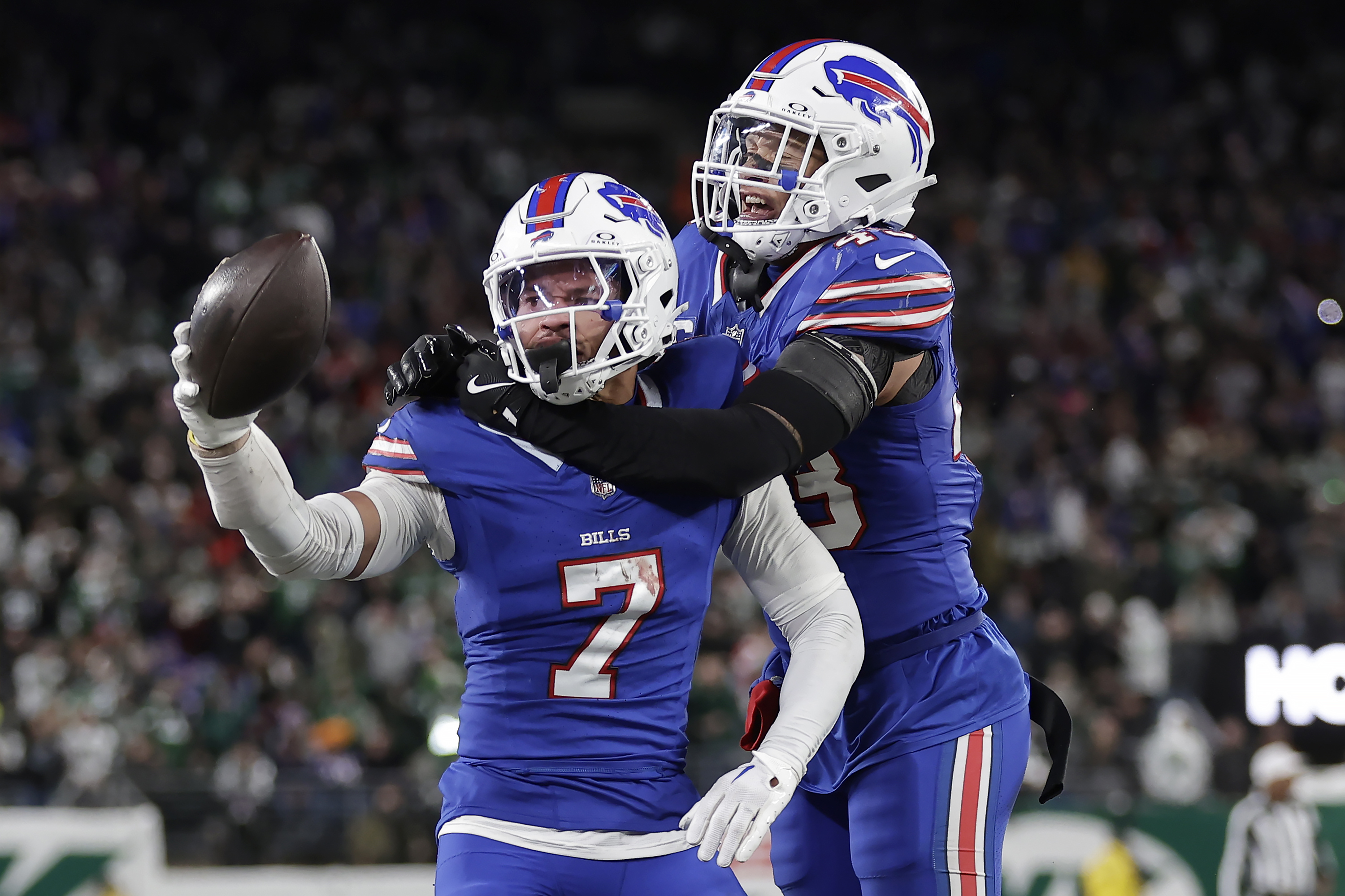 Locals in the NFL: Taron Johnson’s fumble and record field goal give Bills fourth straight win