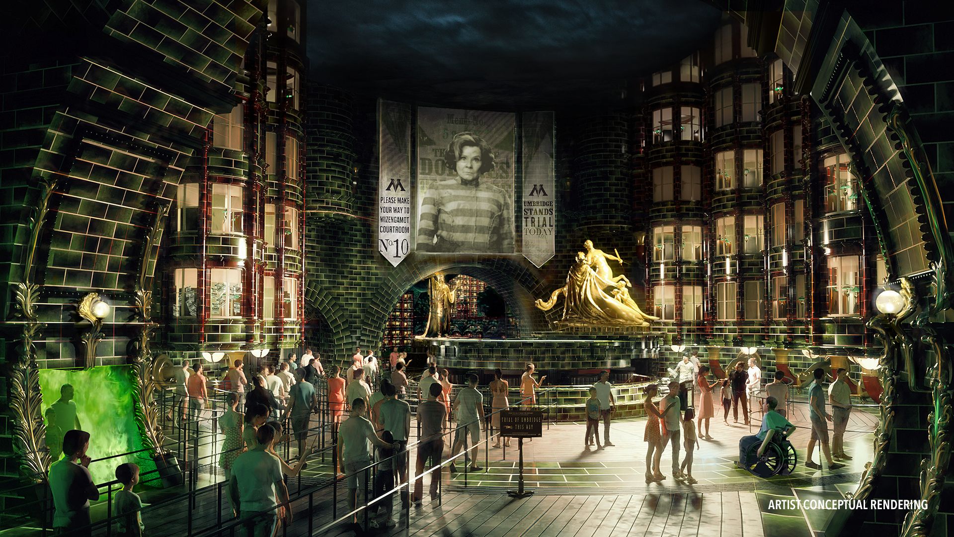 The Wizarding World of Harry Potter: Ministry of Magic will be one of the new sections in Epic Universe.