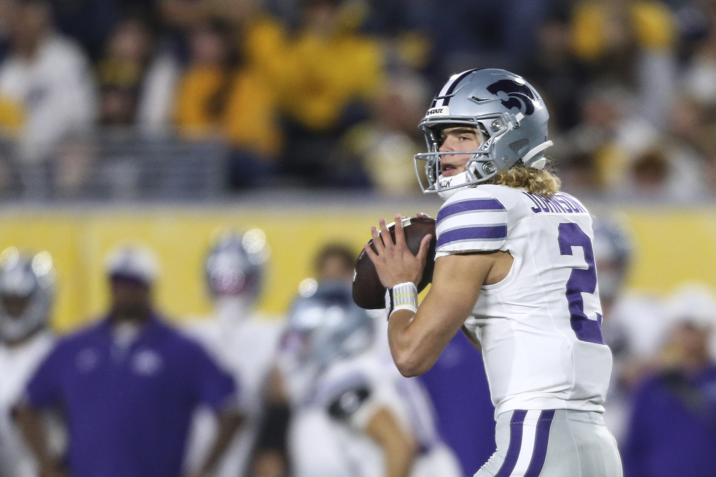 Avery Johnson throws for 3 TDs, Kansas State beats West Virginia 45-18 in road Big 12 test