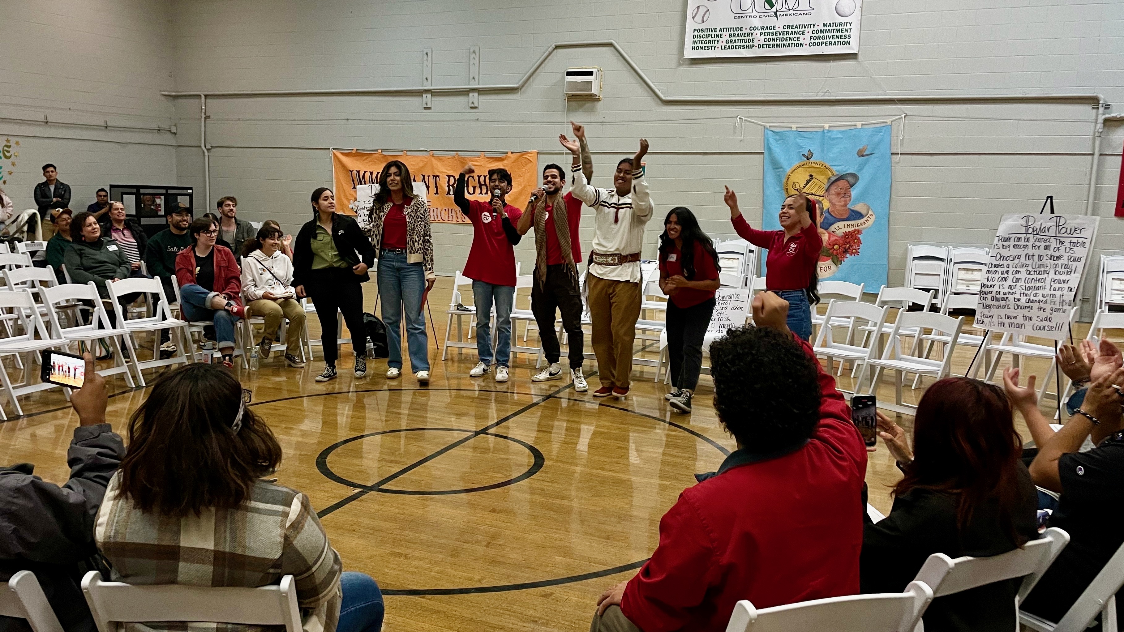 Comunidades Unidas volunteers at a meeting on Oct. 18 at the Mexican Civic Center in Salt Lake City to launch the next phase of an immigrant advocacy initiative the organization is leading.