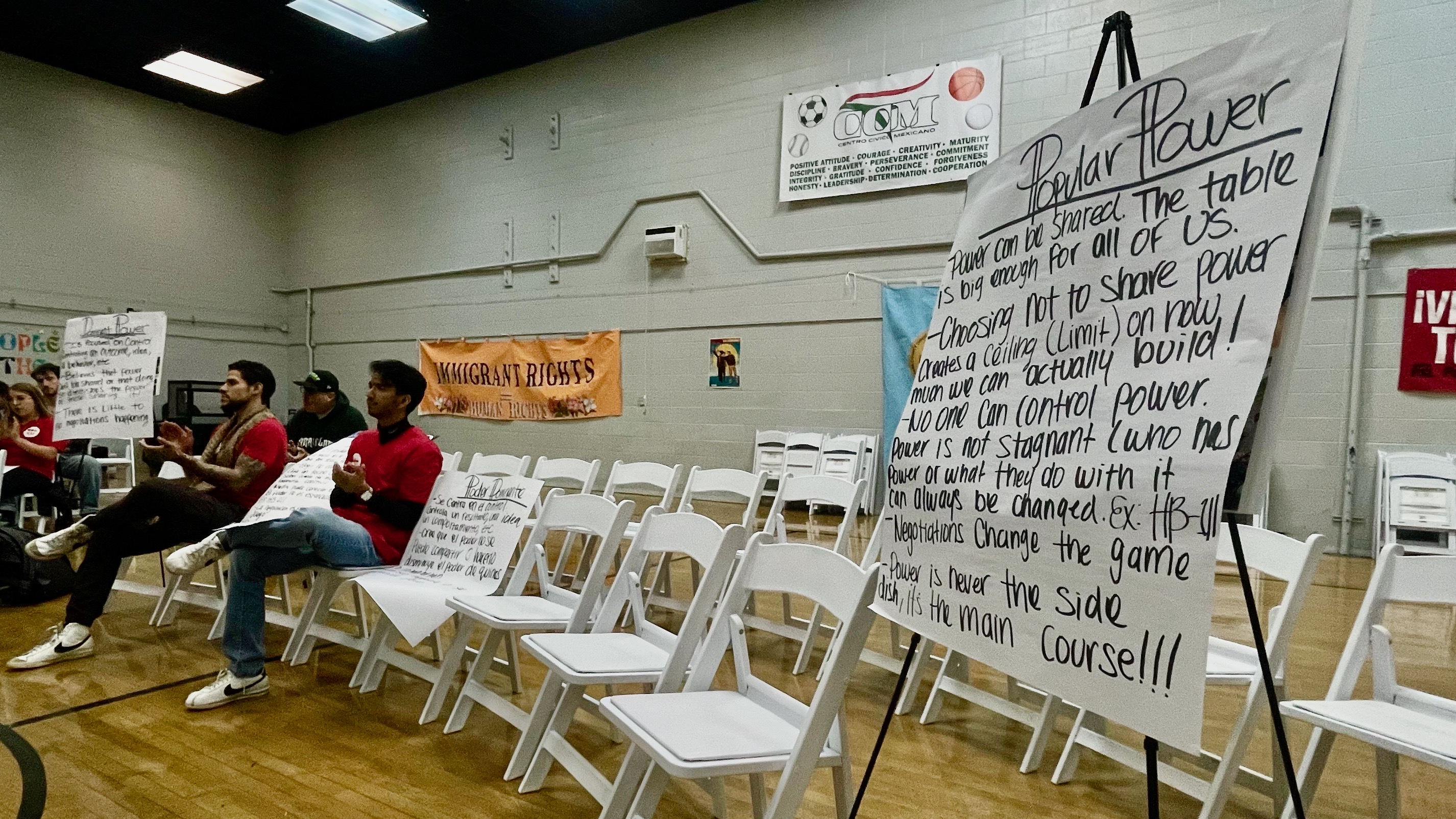 Comunidades Unidas volunteers at a meeting on Oct. 18 at the Mexican Civic Center in Salt Lake City to launch the next phase of an immigrant advocacy initiative the organization is leading.