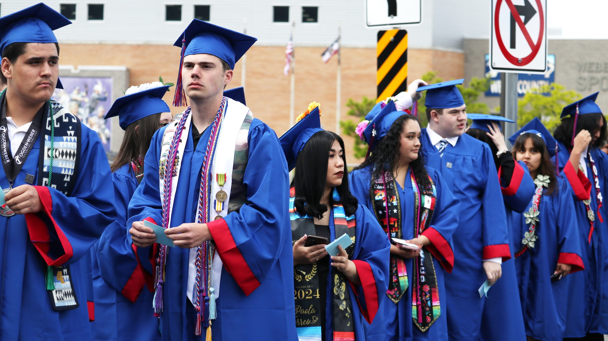 Graduation at Ben Lomond High School in Ogden on May 22. Ogden School District is the only system in Utah with a Hispanic-majority population, according to new state data.