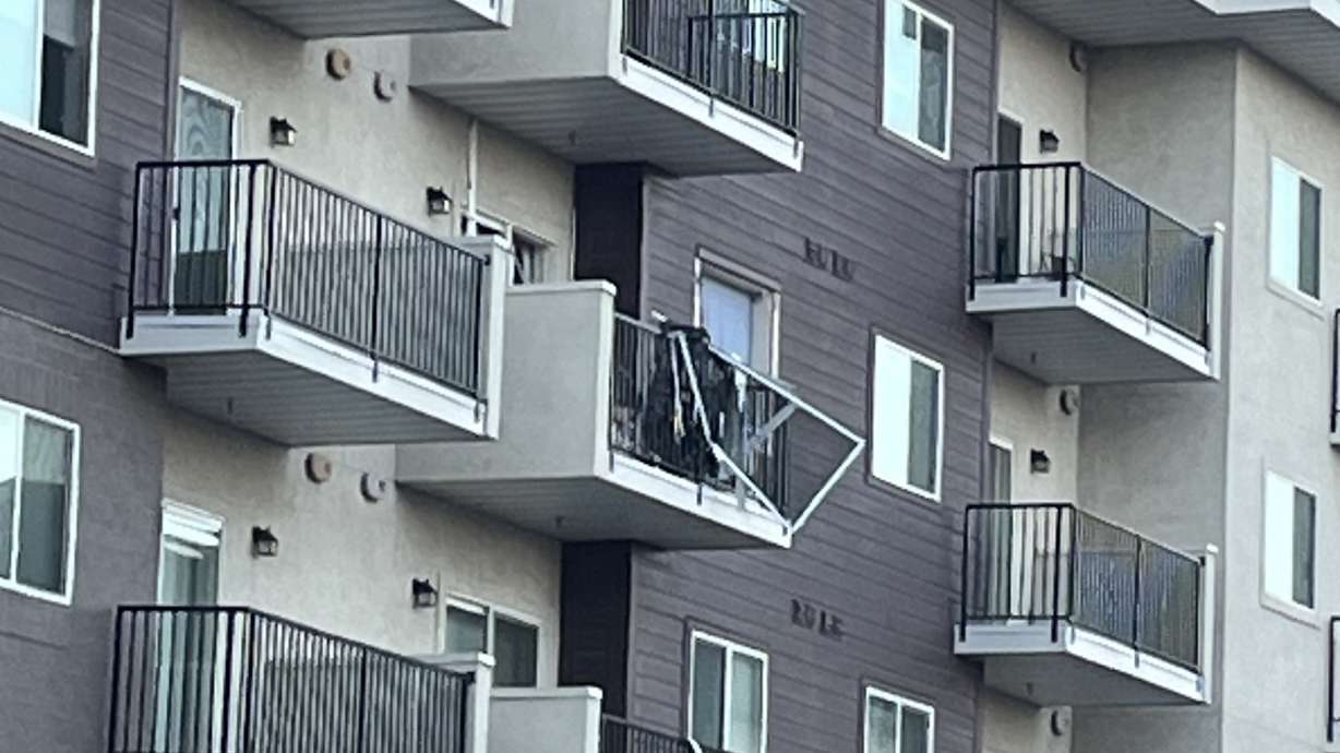 Police said they believe a "mental health episode" was a factor in the explosion that injured two people and forced the evacuation of 90 families from a Lehi apartment complex Tuesday morning.