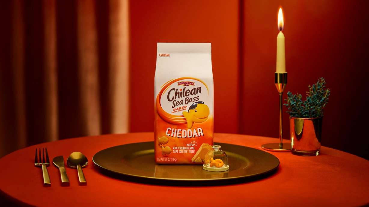 Goldfish is temporarily changing its name to Chilean Sea Bass in order to appeal to an older audience.