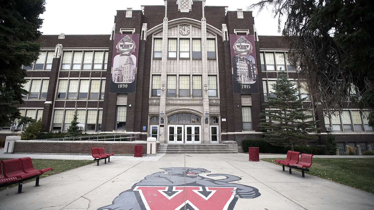 West High School in Salt Lake City on Oct. 28, 2019. In weeks, voters will decide on bond proposals for both the Salt Lake City and the Murray school districts.