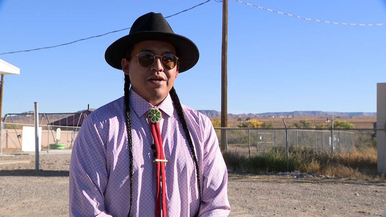 Tilton Dennison is the case manager for the Iina Bihooāaah program.