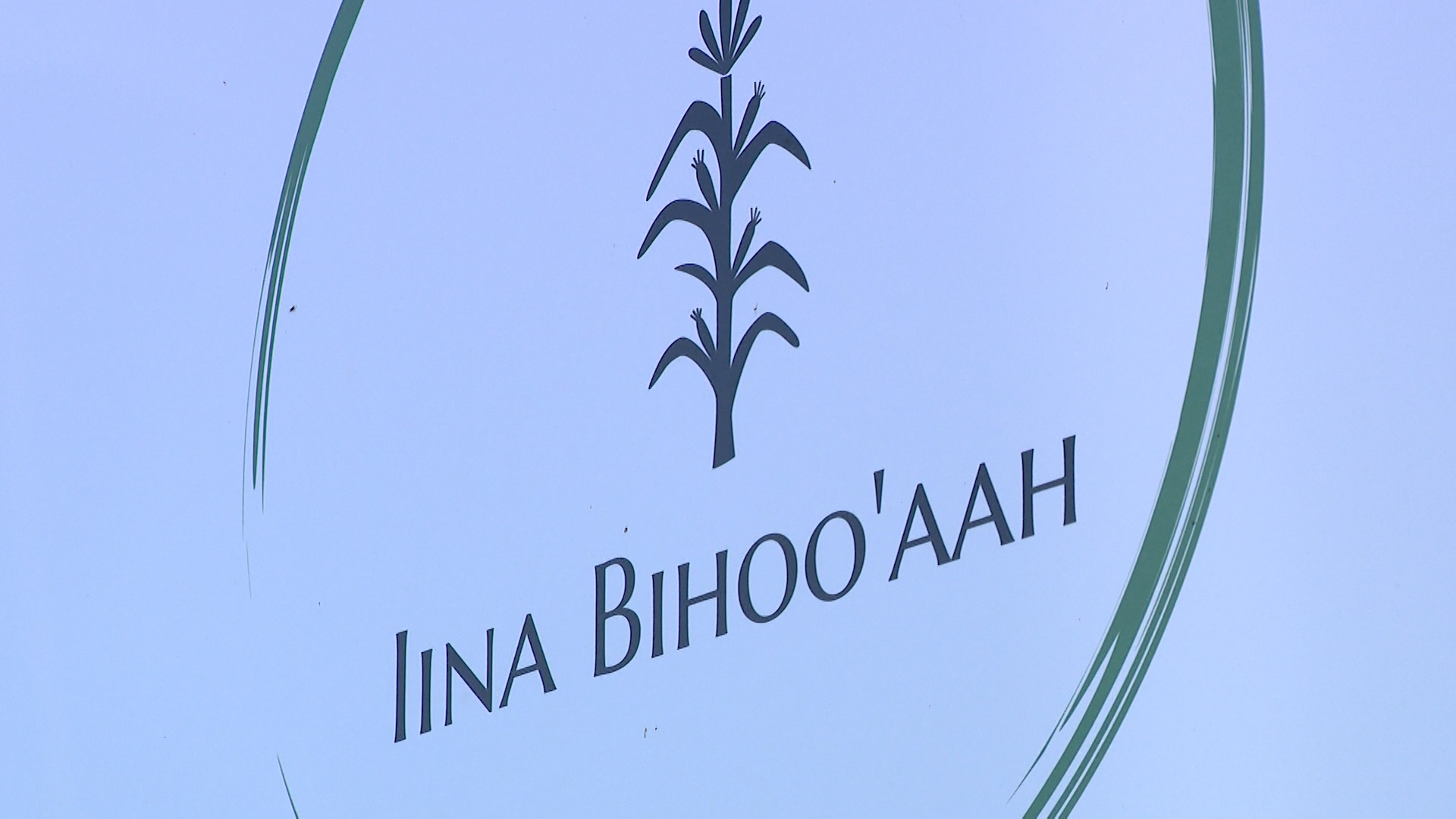 The logo for the Iina Bihoo’aah Program is shown. In Navajo, it means life learning.