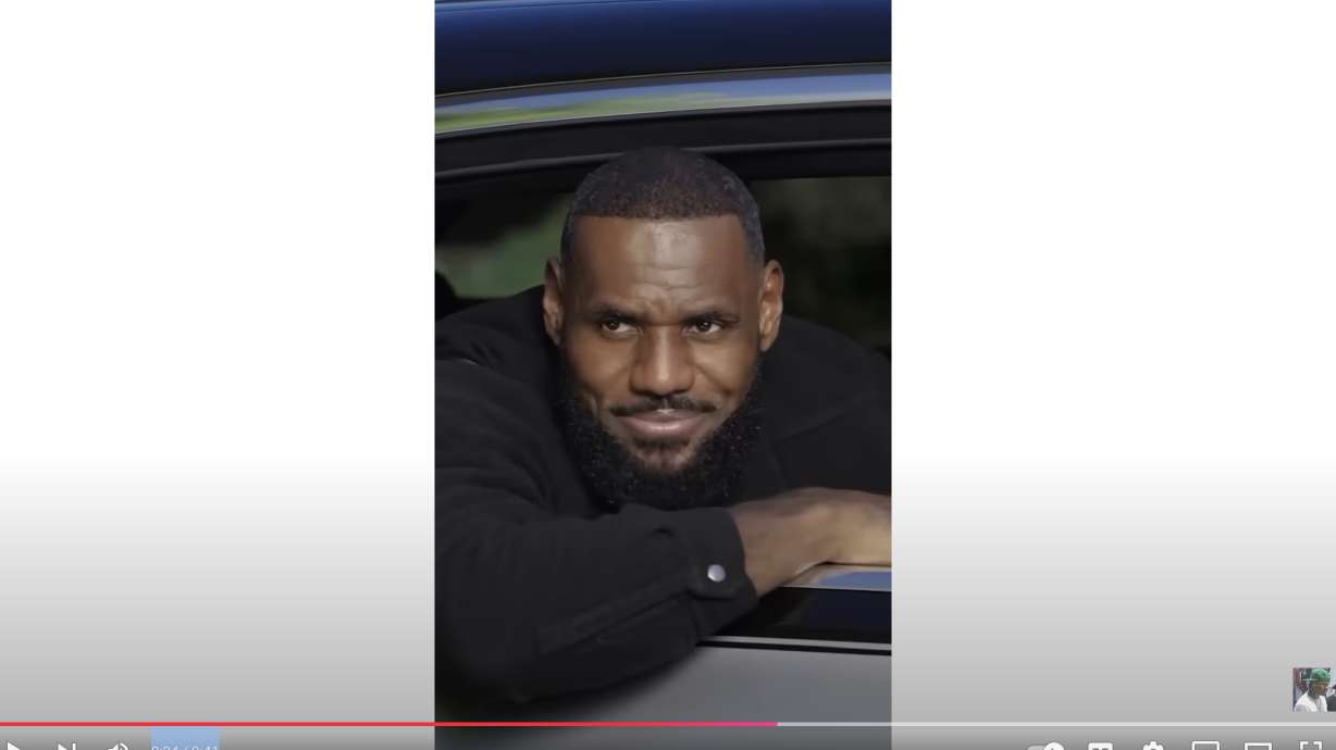 The son of NBA legend LeBron James isn't immune to rookie hazing, particularly from his father, in a new Nike commercial.