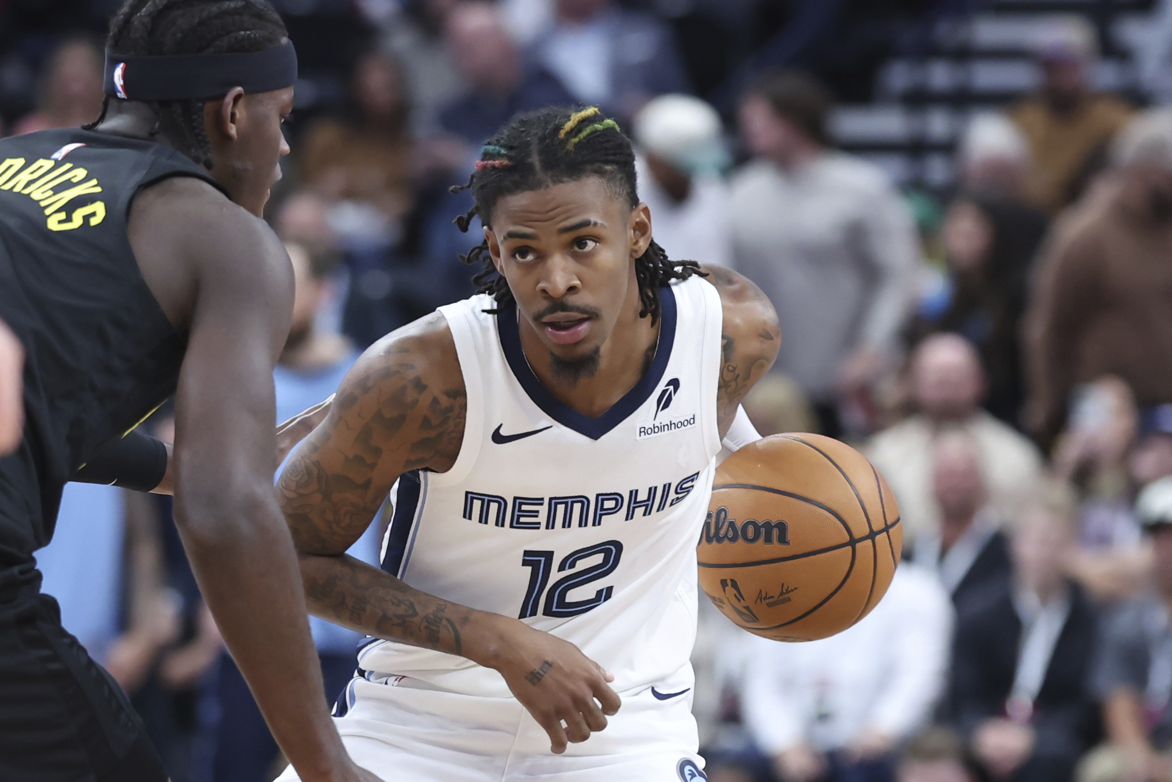 Ja Morant "excited to be back" after successful season debut, injury return in Grizzlies' win