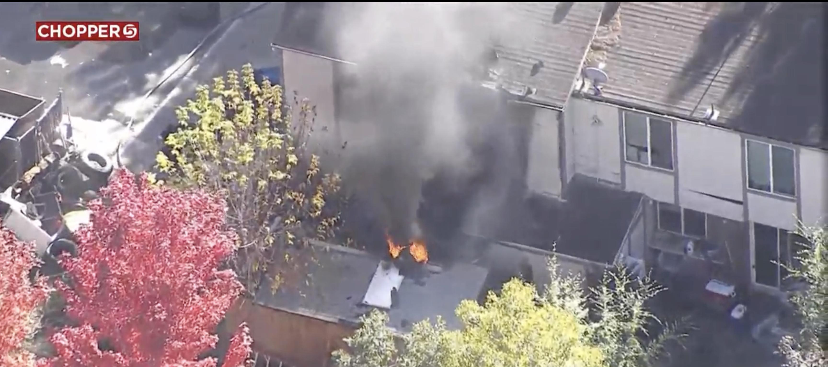 Woman in critical condition, 7 others injured in Holladay house fire