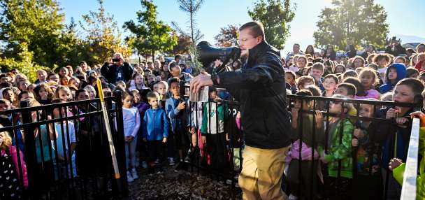 West Valley school celebrates NASA donation by planting 'moon tree'