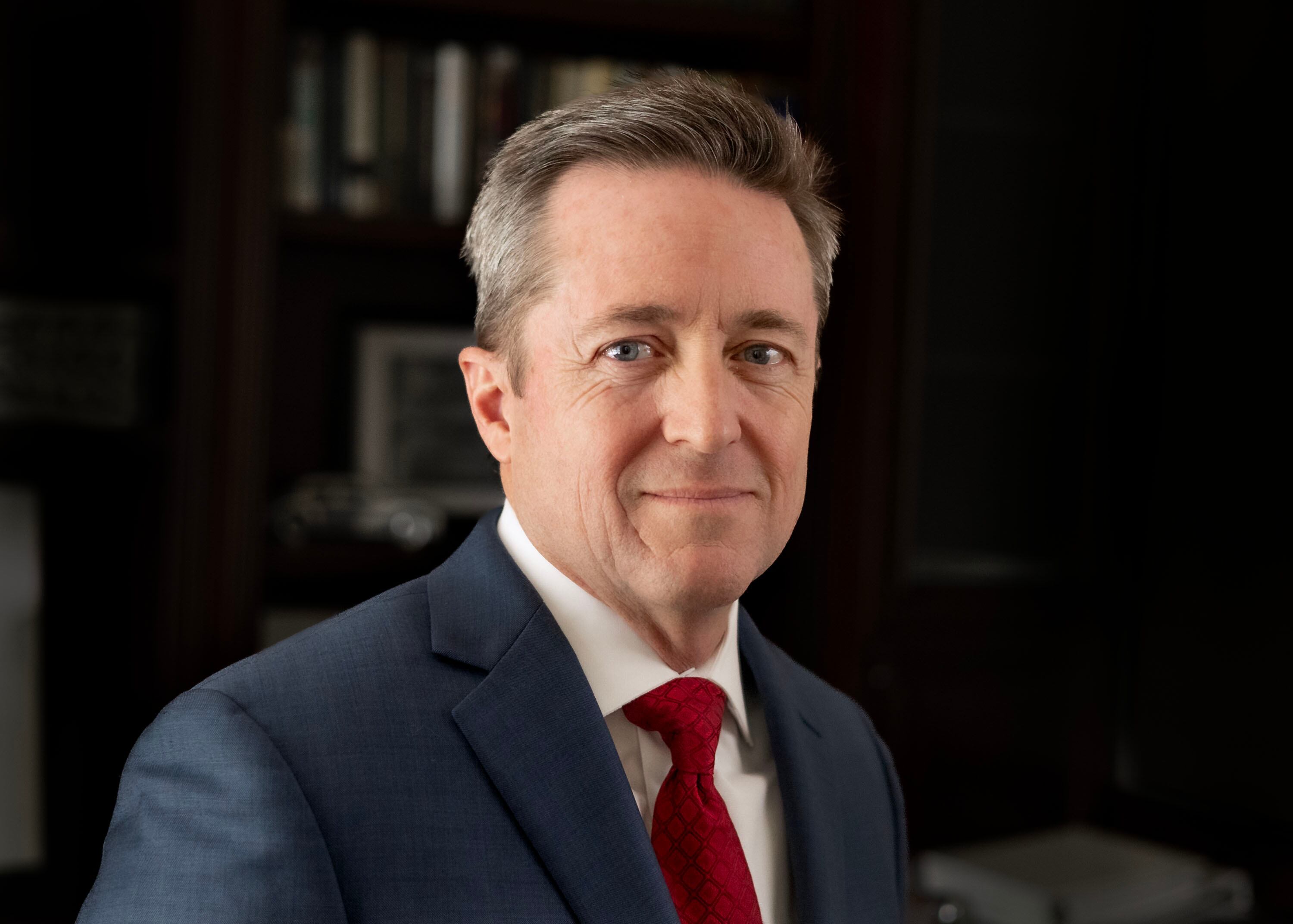 Derek Brown, candidate for Utah attorney general, is pictured in his home in Cottonwood Heights Oct. 16. A new poll shows the Republican at the front of the pack of five candidates for Utah attorney general less than three weeks from the general election.