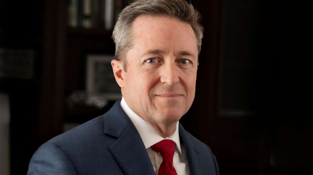 Derek Brown, candidate for Utah attorney general, is pictured in his home in Cottonwood Heights Oct. 16. A new poll shows the Republican at the front of the pack of five candidates for Utah attorney general less than three weeks from the general election.