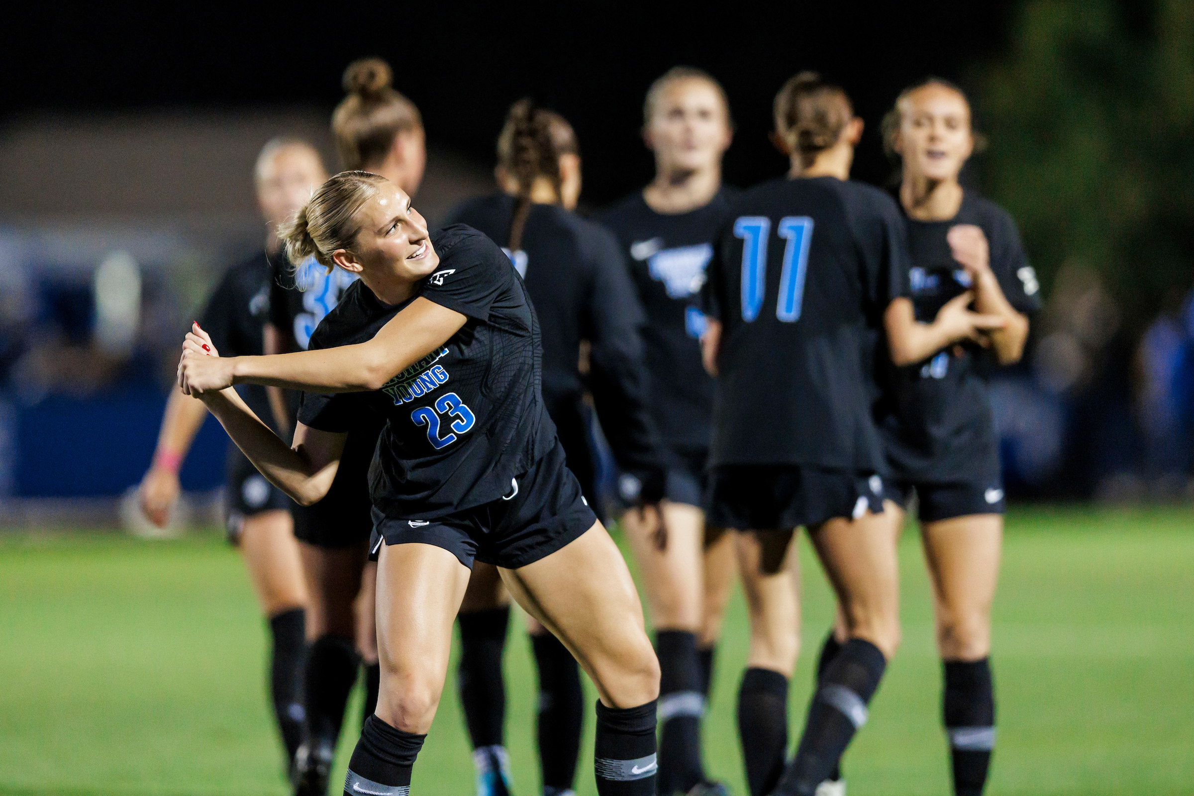 BYU upsets No. 14 Texas Tech 2-1 to clinch bye at Big 12 soccer tournament