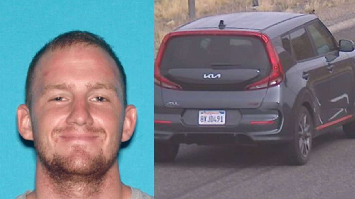 A man who police say claimed to have a knife outside of a Cottonwood Heights church and said he was "feeling violent towards Catholics" Sunday was later arrested in Wyoming.