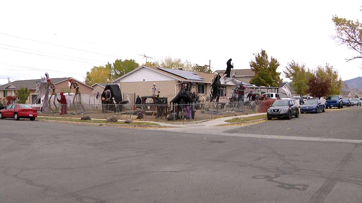 Joesph Eden has built a Halloween display at his home in Kearns for 20 years, which has become quite the attraction. However, this could be the last year he puts up the display as he plans to move out of state.