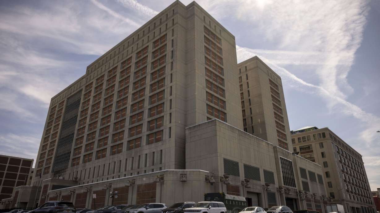 The Metropolitan Detention Center is seen in the Sunset Park neighborhood of the Brooklyn borough of New York, Sept. 19. Authorities launched an 'interagency operation' at the jail Monday.
